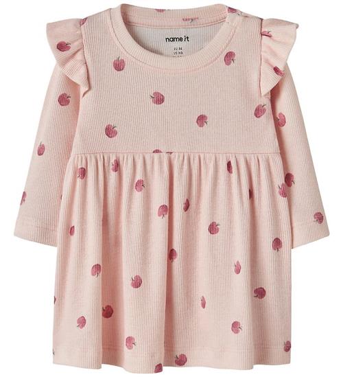 Name It Kjole - Rib - NbffoApple - Cradle Pink