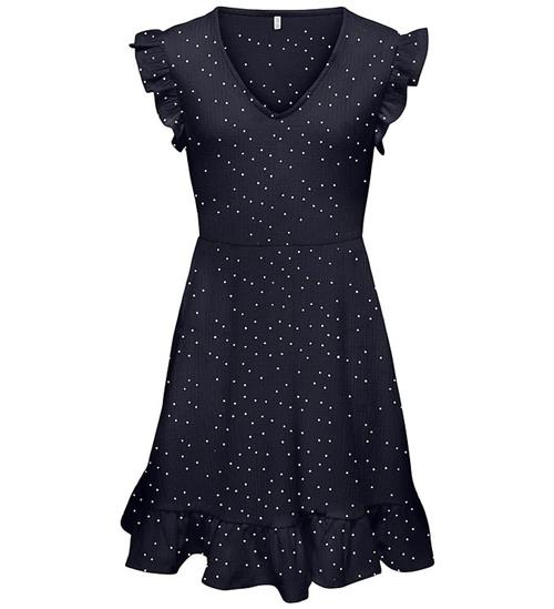 Kids Only Kjole - KogHillary - Night Sky/White Dots