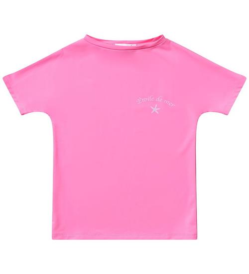 Petit Crabe Badebluse - Boatneck - UPF50+ - Sugar Pop