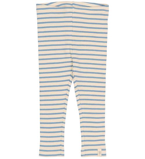 Petit Piao Leggings - Rib/Modal - PPSky - Infinity Striped