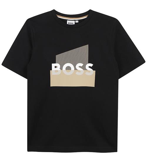 BOSS T-shirt - Sort m. Logo