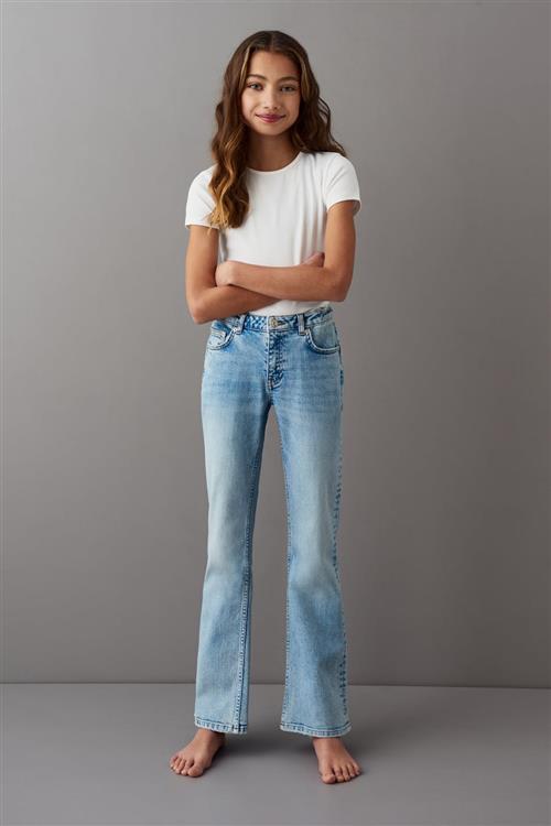 Gina Tricot - Bootcut jeans - Bootcut jeans til piger 9–14 år - Blå - 146 - Pige