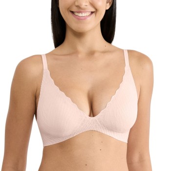 Sloggi BH ZERO Feel Bliss Push-Up Bra Lyserosa XL+ Dame