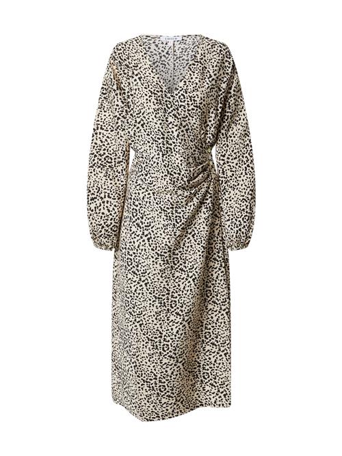 EDITED Kjole 'Grete'  beige / sort