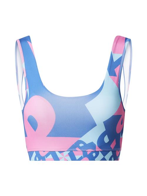 Lapp the Brand Sports-BH  lyseblå / violetblå / lys pink