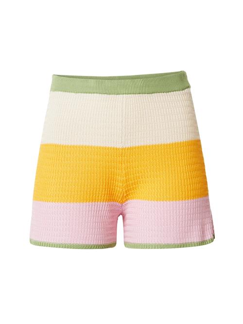 florence by mills exclusive for ABOUT YOU Bukser 'Towel Wrapped'  beige / oliven / orange