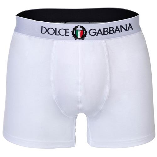 DOLCE & GABBANA Boksershorts  blå / hvid