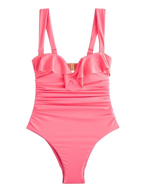 Next Formgivende badedragt  laks