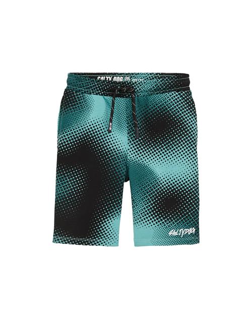 WE Fashion Bukser  turkis / petroleum / sort / hvid