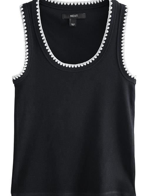 Next Overdel  sort / hvid