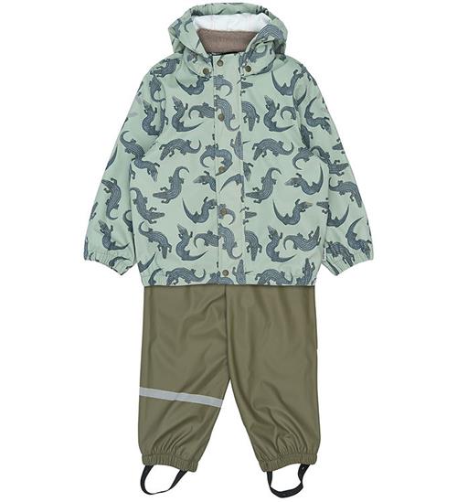 Mikk-Line Regntøj - PU - Croco AOP