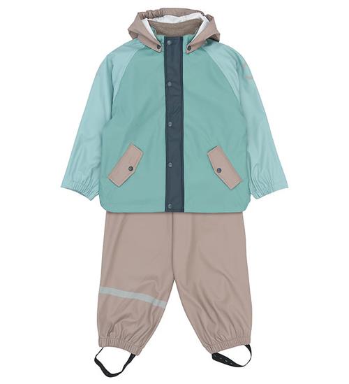 Mikk-Line Regnsæt - PU - Cinder/Block