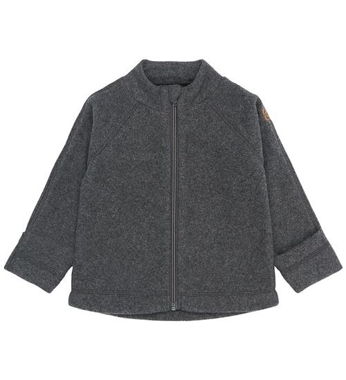 Mikk-Line Fleecejakke - Anthracite Melange