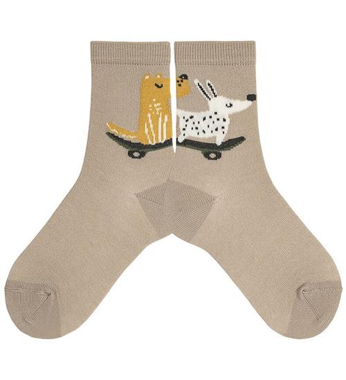 Condor Strømper - Quinoa m. Hunde