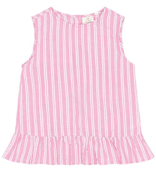 The New Top - TnShirley - Carmine Rose Striped