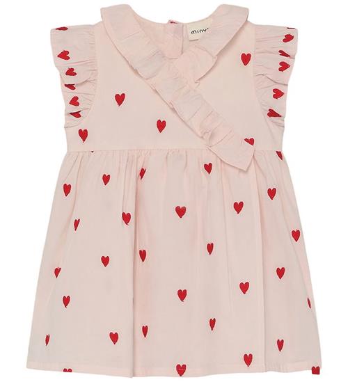 Minymo Kjole - Bomuldspoplin - Peach Blush