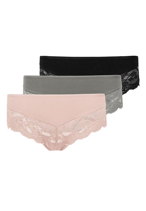 SNOCKS Panty  khaki / lys pink / sort