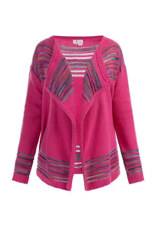 IZIA Cardigan  blå / gul / pink