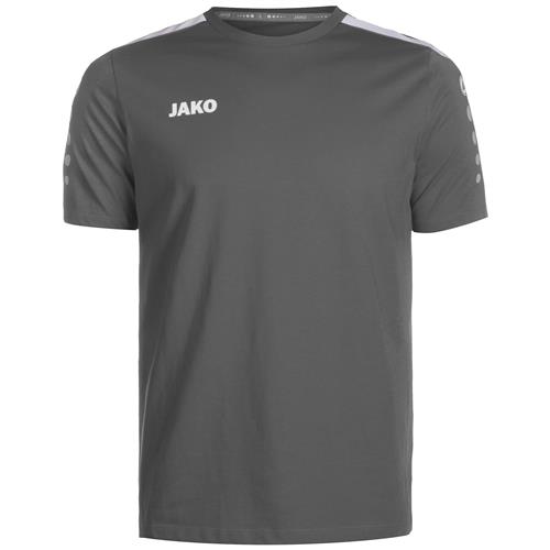 JAKO Funktionsskjorte 'Power'  mørkegrå / hvid