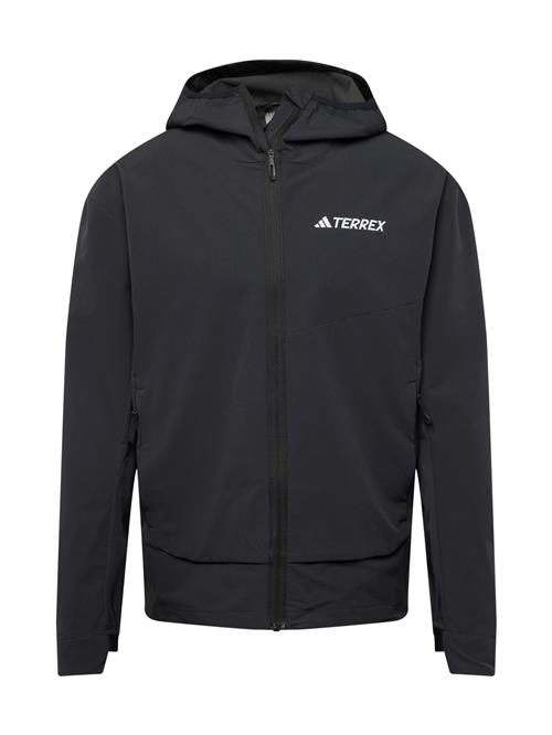 ADIDAS TERREX Udendørsjakke 'Multi Softshell'  sort / hvid