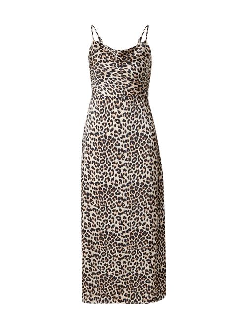 VILA Kjole 'VIRavenna'  beige / brun / sort