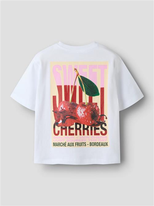 NAME IT T-shirt Dossa Bright White Cherry