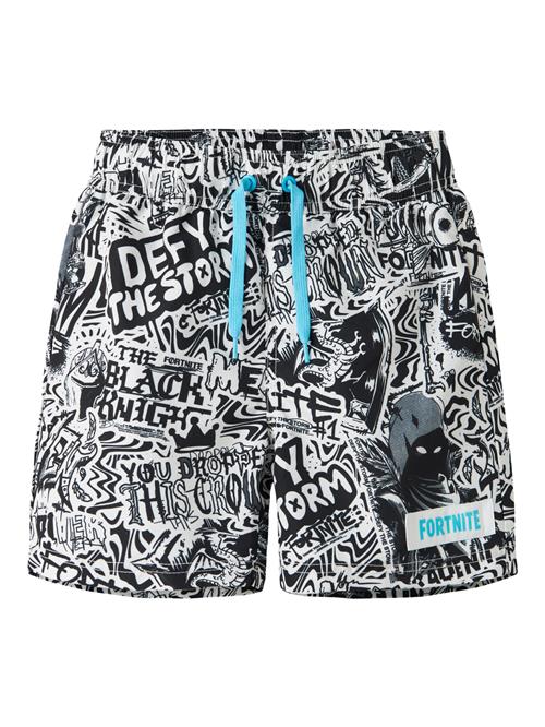 NAME IT Badeshorts Marki Fortnite Bright White