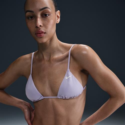 Trekantet Nike Swim Essential-bikinitop til kvinder - lilla