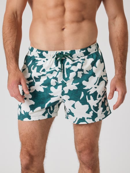 Björn Borg Borg Print Swim Shorts Grøn, L