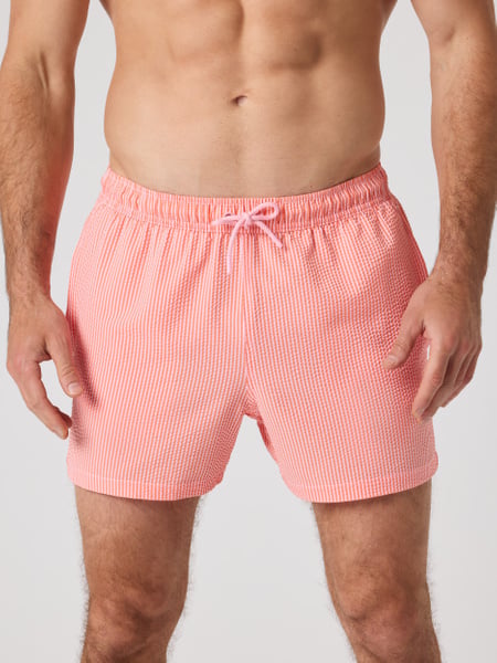 Björn Borg Borg Seersucker Swim Shorts Rød, M
