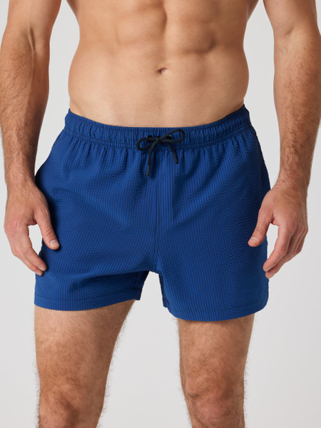 Björn Borg Borg Seersucker Swim Shorts Blå, L