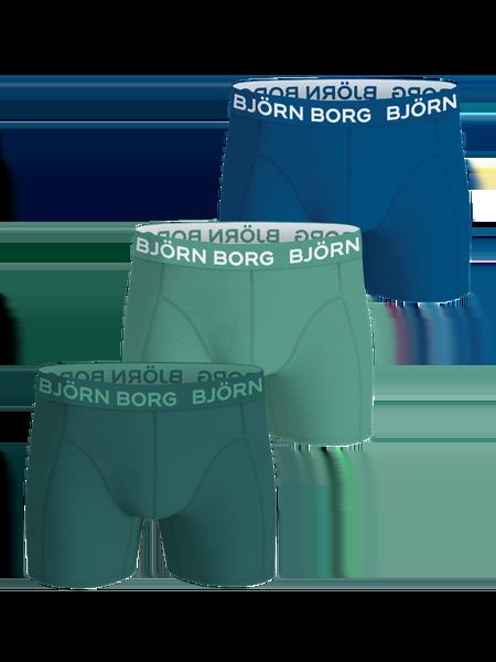 Björn Borg Cotton Stretch Boxers 3-pack Blå, XS