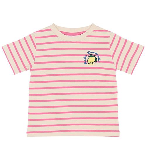The New T-shirt - TnstSannah - Carmine Rose Striped