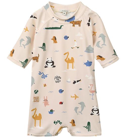 Liewood Badeheldragt - Thor - UV40+ - Around The World/Sandy