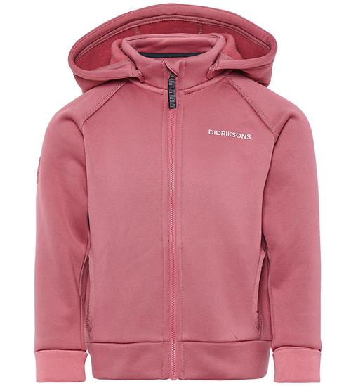 Didriksons Cardigan m. Fleece - Siljan - Heather Pink