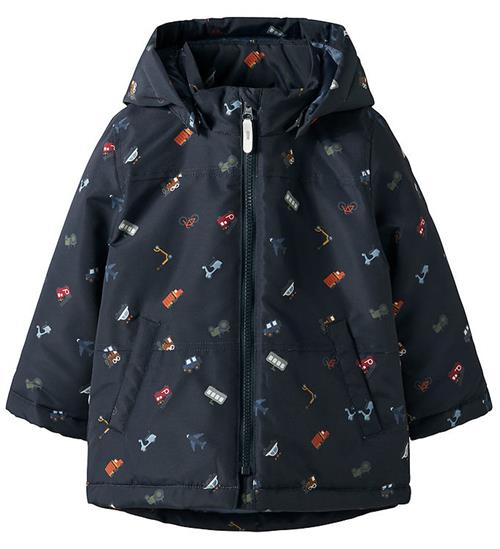 Name It Vinterjakke - NmmMax - Dark Sapphire/TRANSPORT