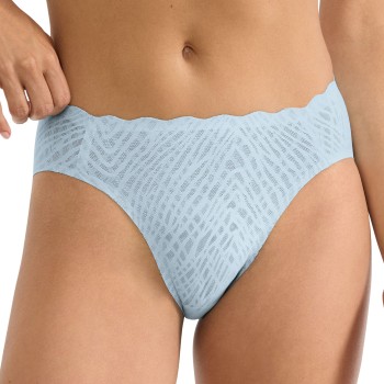 Sloggi Trusser ZERO Feel Bliss High Leg Brief Lyseblå Large Dame