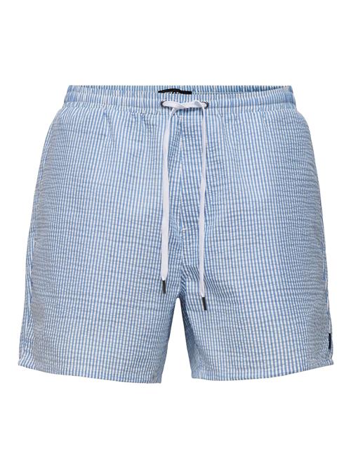 Only & Sons Badeshorts 'ONSTED'  royalblå / hvid