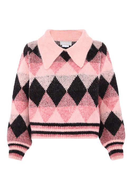 Jalene Pullover  lyserød / lys pink / sort