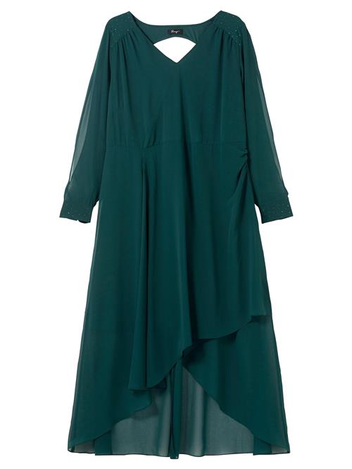SHEEGO Festkjole  mørkegrøn
