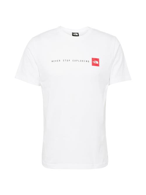 THE NORTH FACE Bluser & t-shirts 'Never Stop Exploring'  rød / sort / hvid