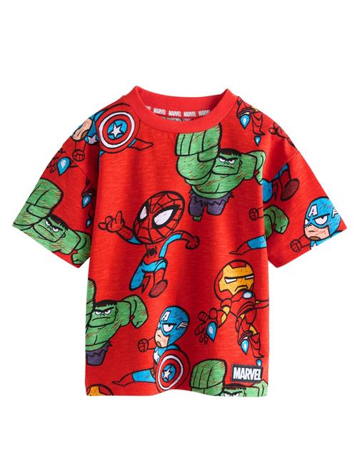 Next Shirts 'Marvel'  blå / gul / grøn / rød
