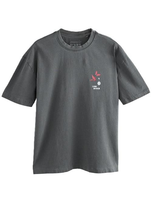 Next Bluser & t-shirts  mørkegrå / rød / hvid