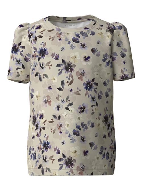 NAME IT T-shirt Flora Almond Milk