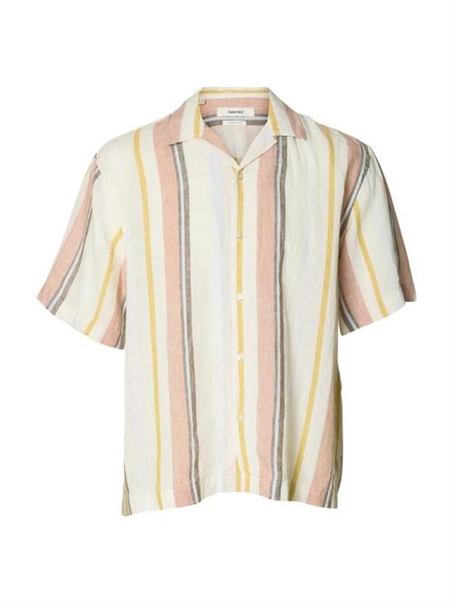 SLHRLXKYLIAN LINEN SS SHIRT RESORT