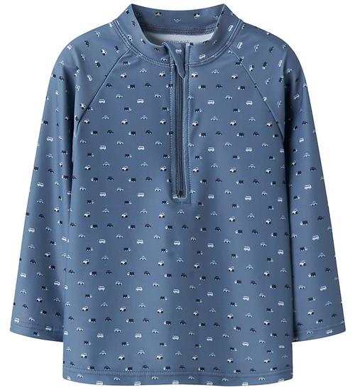 Name It Badebluse - NmmZippo - Vintage Indigo