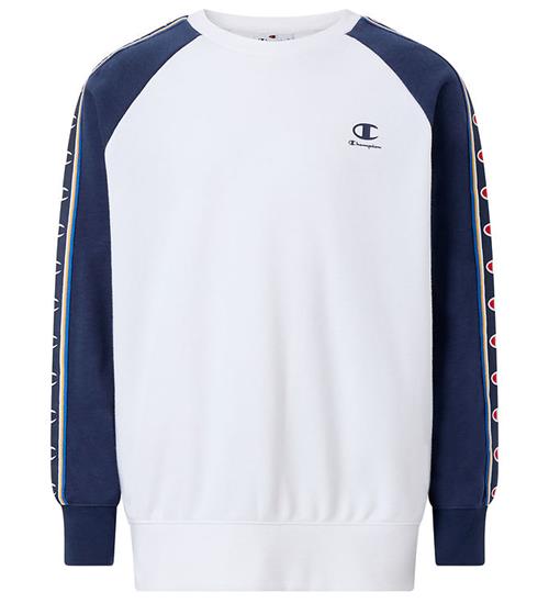 Champion Sweatshirt - Crewneck - White/Navy