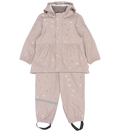 Mikk-Line Regntøj m. Seler - PU - Bow Foil AOP