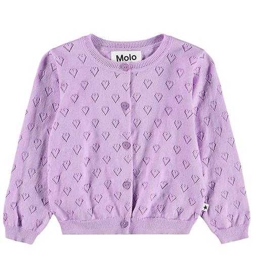 Molo Cardigan - Strik - Gertrud - Crocus Petal m. Hulmønster