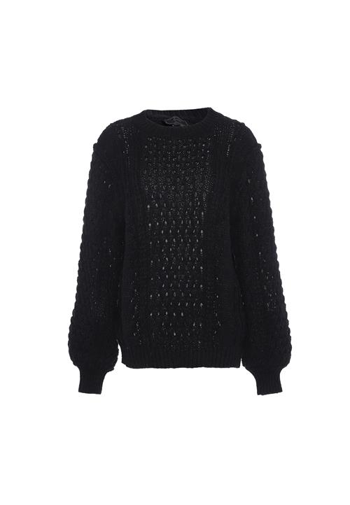 faina Pullover  gul / sort